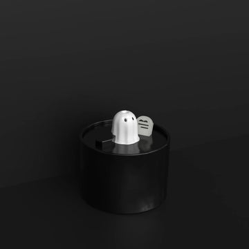 50oz/1.5L Ghost Drinking Fountain-Elevate Your Cat's Hydration