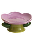 Flower Shape Cat Bowl