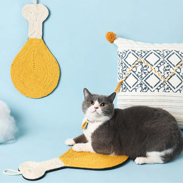 Chicken Drumstick Shaped Cat Scratcher