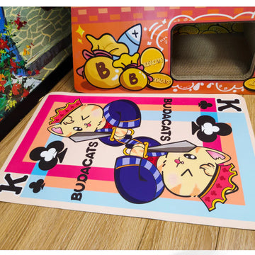 Cat Poker Series Food Mat