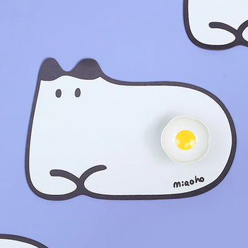 Cat Shaped Food Mat