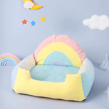 Korean Style Rainbow Cat Bed