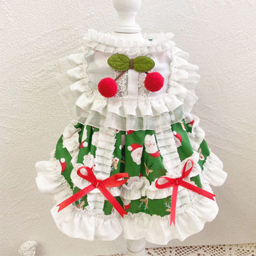 Cat Christmas Princess Dress