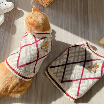College Style Cat Vest