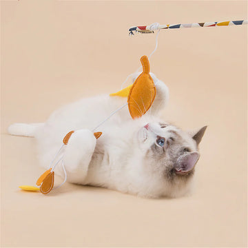 Candy Color Cartoon Cat Toy Wand