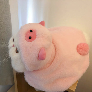 Hand Made Adorable Pig Cat Cloak