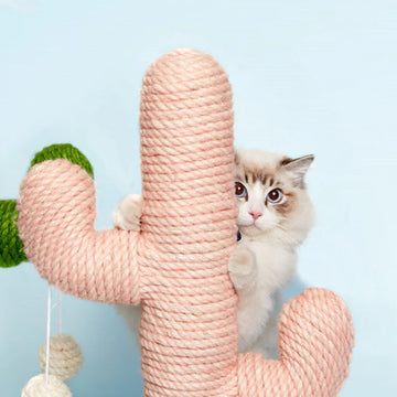 Pink Cactus Cat Tree