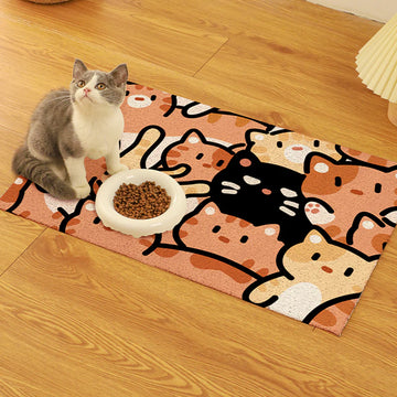 Many Kittens Cat Litter Mat