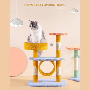 Flower Design Cat Tree