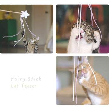 Star Style Interactive Cat Toy Wand
