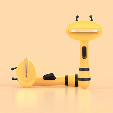 Yellow and Pink Bee Cat Groom