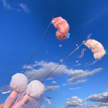 Handmade Tail Styled Cat Toy Wand