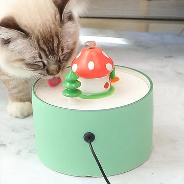 Mushroom House Water Fountain