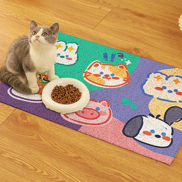 Colorful Furbaby Cat Litter Mat