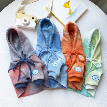 Tie-Dye Embroidery Cat Clothes