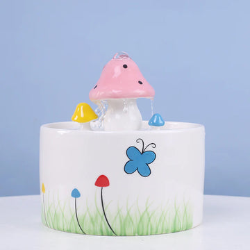 Garden Mushroom Water Fountain