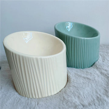 Retro Morandi Cat Bowl