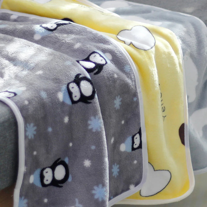 Duck Penguin Bear Cat Blanket